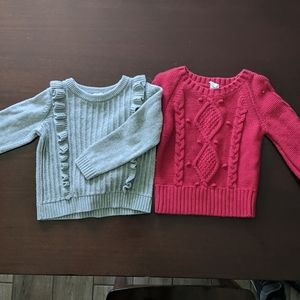 Toddler girls baby Gap sweater lot
